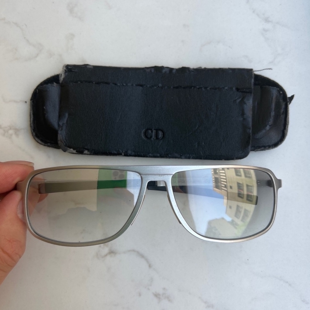 Christian Dior Homme aluminum sunglass